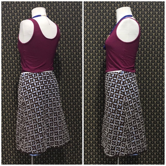 Anthro Eyelet A-Line Skirt by Snak - Picture 6 of 12